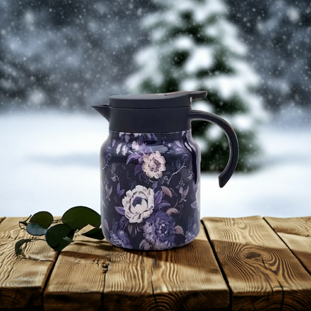 Insulated Vacuum Teapot with Infuser Portable Hot Water/Teapot